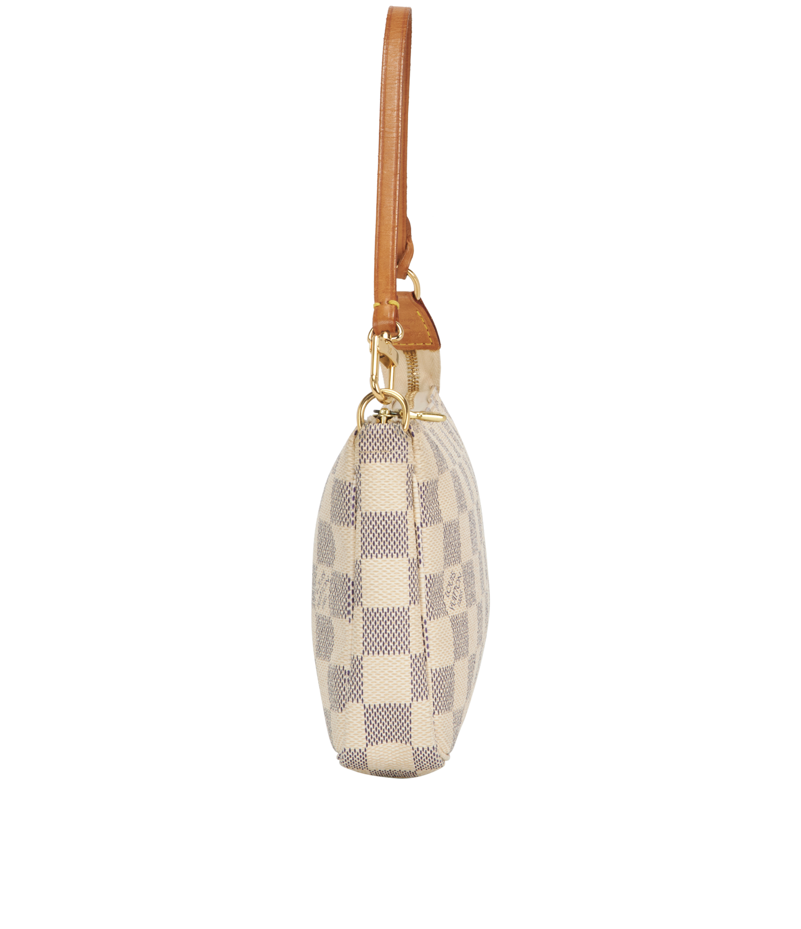 Pochette Accessoires, &pound;575, Handbags, Cream, Canvas, Side view